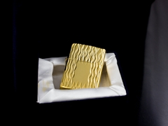 Zippo La Mã Gạch Mạ Vàng Bark Gold Plated 22K V 1980 8