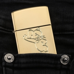 Zippo Khắc Chuột Jerry cute