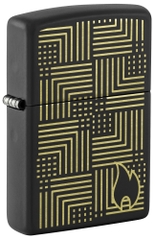 Hộp Quẹt Zippo 46478 Zippo Reflection Design Color Image Black Matte Hộp Quẹt Zippo 46478 Zippo Reflection Design Color Image Black Matte