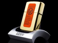 Zippo La Mã Gạch Elegance Mạ Vàng 22K IV 1988 3