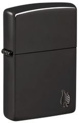Hộp Quẹt Zippo 46402 Series Flame Design Deep Carve Armor® High Polish Black Hộp Quẹt Zippo 46402 Series Flame Design Deep Carve Armor® High Polish Black