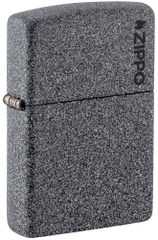Hộp Quẹt Zippo 211ZL Classic Iron Stone Zippo Logo Hộp Quẹt Zippo 211ZL Classic Iron Stone Zippo Logo