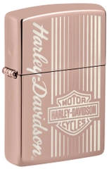 Bật Lửa Zippo 48992 Harley-Davidson® Color Image High Polish Rose Gold