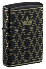 Hộp Quẹt Zippo 46684 Queen of Bud Geometric Design Hộp Quẹt Zippo 46684 Queen of Bud Geometric Design