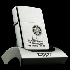 Zippo 1973 Tàu Chiến U.S.S Chowanoc ATF-100 Zippo 1973 Tàu Chiến U.S.S Chowanoc ATF-100