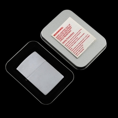 Zippo-Brush-Finish-Chrome-H-VIII-1992-hang-co-doc-la-moi-100%