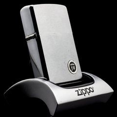 Zippo Cổ Brushed Chrome 2 Chấm 1963