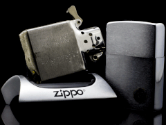 Zippo Cổ Brushed Chrome 2 Chấm 1963 7