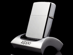 Zippo Cổ Brushed Chrome Mộc Đáay Ngược 4 Gạch 1978  4