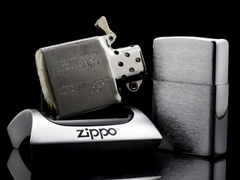 Zippo Cổ Brushed Chrome 1962 4 Chấm  8