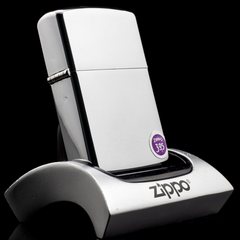 Zippo Cổ Brushed Chrome 1968 6 Gạch