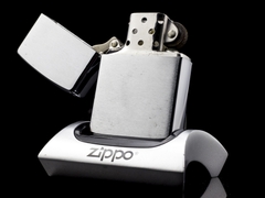 Zippo Cổ 7 Gạch Brushed Chrome 1983 5