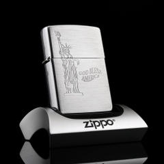 Zippo La Mã Statue Of Liberty God Bless America XIII 1997 Zippo La Mã Statue Of Liberty God Bless America XIII 1997