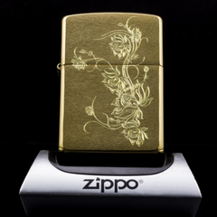 Zippo Phong Thủy Đầm Sen Kim Sắc 1