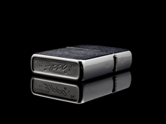 Zippo Cổ Brushed Chrome 1971 3 Gạch Thẳng 6