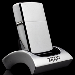 Zippo Cổ Brushed Chrome 1965 1 chấm Zippo Cổ Brushed Chrome 1965 1 chấm