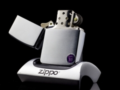 Zippo Cổ Brushed Chrome 1968 6 Gạch  5