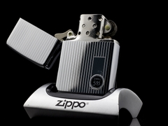 Zippo Cổ Engine Turn High 1971 3 Gạch Thẳng  3