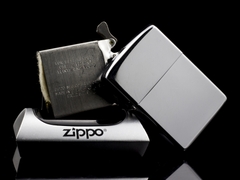 Zippo Cổ High Polis 7h Chrome 1962 4 Chấm 7