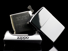 Zippo Cổ High Polish Chrome 1968 6 Gạch  7