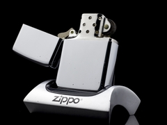 Zippo Cổ High Polish Chrome 1971 3 Gạch Thẳng 5