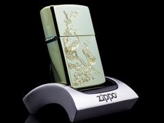 Zippo Khắc Cao Cấp Tùng Hạc Diên Niên 3