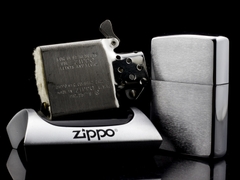 Zippo Cổ Brushed Chrome 8 Gạch 1966 8