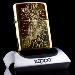 Zippo Japan - Zippo Khắc Cá Koi Nhật