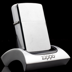 Zippo Cổ Brushed Chrome 4 Gạch 1986  1