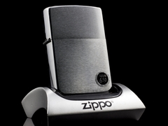 Zippo Cổ Brushed Chrome 8 Gạch 1974 1