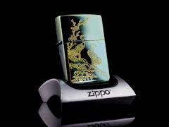 Zippo Khắc Cao Cấp Tùng Hạc Diên  2