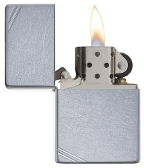 Zippo Street Chrome Vintage with Slashes 267 2