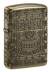 Hộp Quẹt Zippo 46314 Tiki Brass Design Hộp Quẹt Zippo 46314 Tiki Brass Design