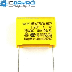 Tụ vàng 125J 1.2uF 275V 22.5mm