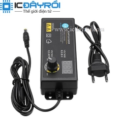 Adapter điều chỉnh điện áp 3-24V 1.5A có hiển thị Adapter điều chỉnh điện áp 3-24V 1.5A có hiển thị