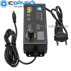 Adapter điều chỉnh điện áp 3-36V 60W có hiển thị Adapter điều chỉnh điện áp 3-36V 60W có hiển thị