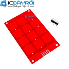 Bàn phím cảm ứng điện dung 3x4 MPR121 Bàn phím cảm ứng điện dung 3x4 MPR121