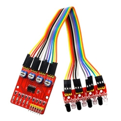 Cảm biến vật cản hồng ngoại 4 kênh Cảm biến vật cản hồng ngoại 4 kênh