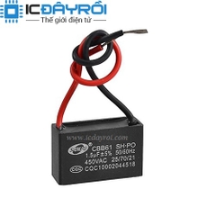 Tụ quạt CBB61 1.5uF 450V