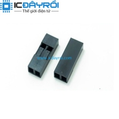 Đầu dupont 2P 2.54mm (gói 10 con) Đầu dupont 2P 2.54mm (gói 10 con)