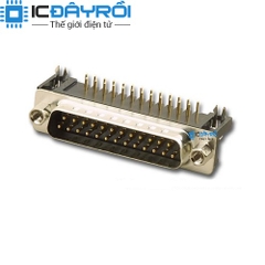 Đầu hàn DB25 chân hàn mạch PCB Male RA