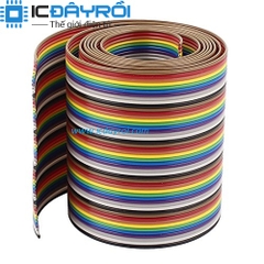 Dây bẹ 7 màu 40pin 2.54MM Dây bẹ 7 màu 40pin 2.54MM