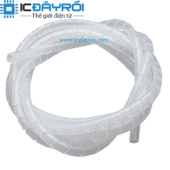 Dây xoắn ruột gà 10MM màu trắng (cuộn) Dây xoắn ruột gà 10MM màu trắng (cuộn)