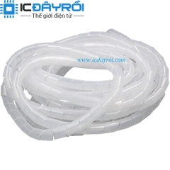 Dây xoắn ruột gà 12MM màu trắng (cuộn) Dây xoắn ruột gà 12MM màu trắng (cuộn)