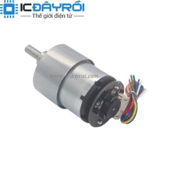 Động cơ hộp số JGB37-520 12V333RPM có encoder Động cơ hộp số JGB37-520 12V333RPM có encoder