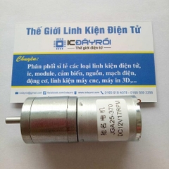 Động cơ giảm tốc GA25 12V17RPM