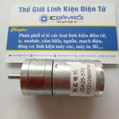 Động cơ giảm tốc GA25 12V400RPM