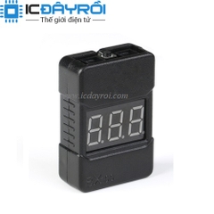 Đồng hồ đo điện áp pin Lipo Bx100 1-8S
