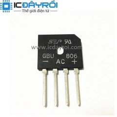 Diode cầu GBU806 600V 8A Diode cầu GBU806 600V 8A