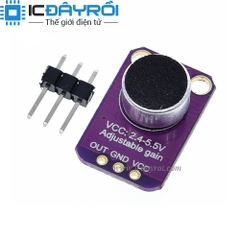 Cảm biến âm thanh Microphone Amplifier GY-MAX4466 Cảm biến âm thanh Microphone Amplifier GY-MAX4466